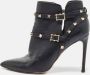 Valentino Vintage Pre-owned Leather boots Black Dames - Thumbnail 2