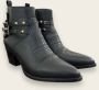 Valentino Vintage Pre-owned Leather boots Black Dames - Thumbnail 3