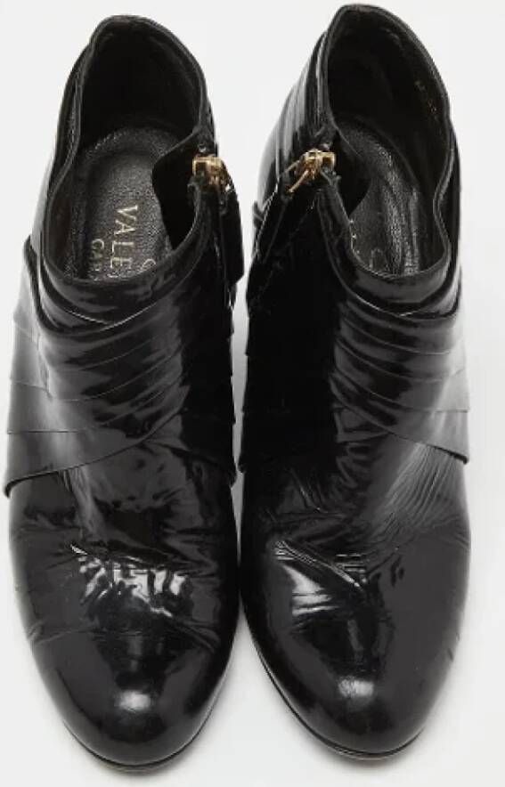 Valentino Vintage Pre-owned Leather boots Black Dames