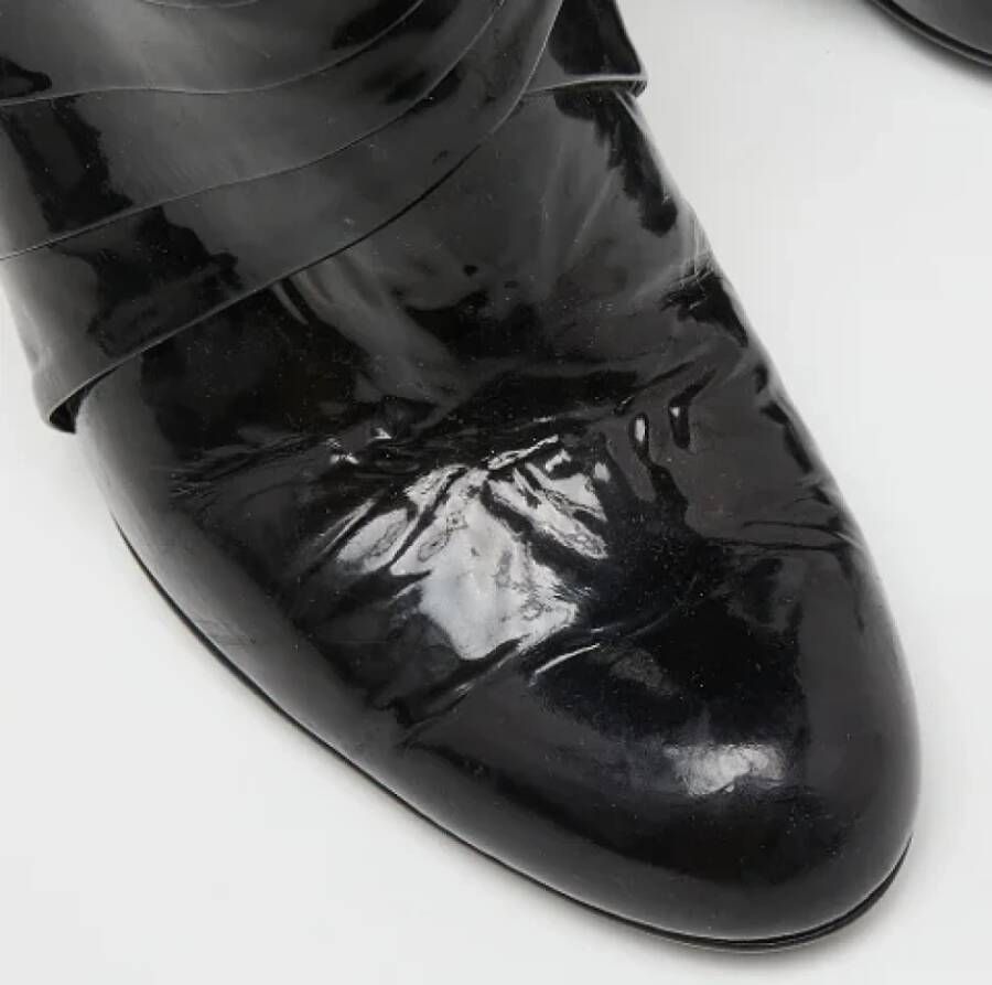 Valentino Vintage Pre-owned Leather boots Black Dames