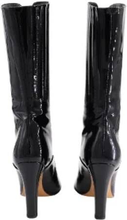 Valentino Vintage Pre-owned Leather boots Black Dames