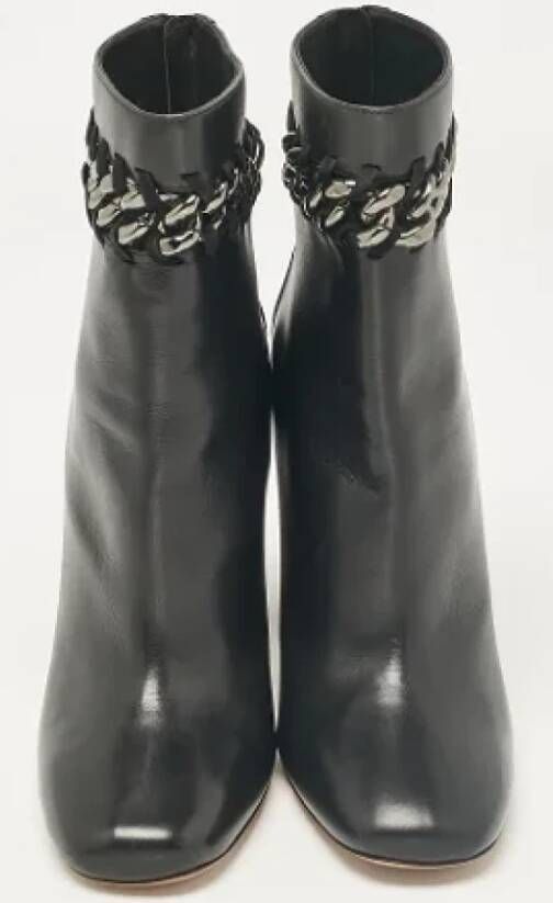 Valentino Vintage Pre-owned Leather boots Black Dames