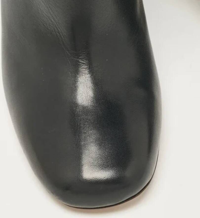 Valentino Vintage Pre-owned Leather boots Black Dames