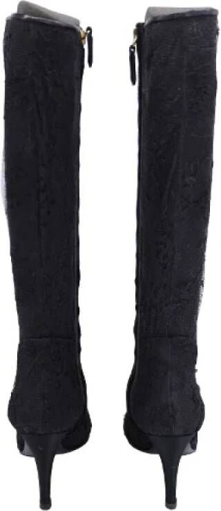 Valentino Vintage Pre-owned Leather boots Black Dames