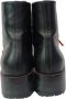Valentino Vintage Pre-owned Leather boots Black Dames - Thumbnail 3
