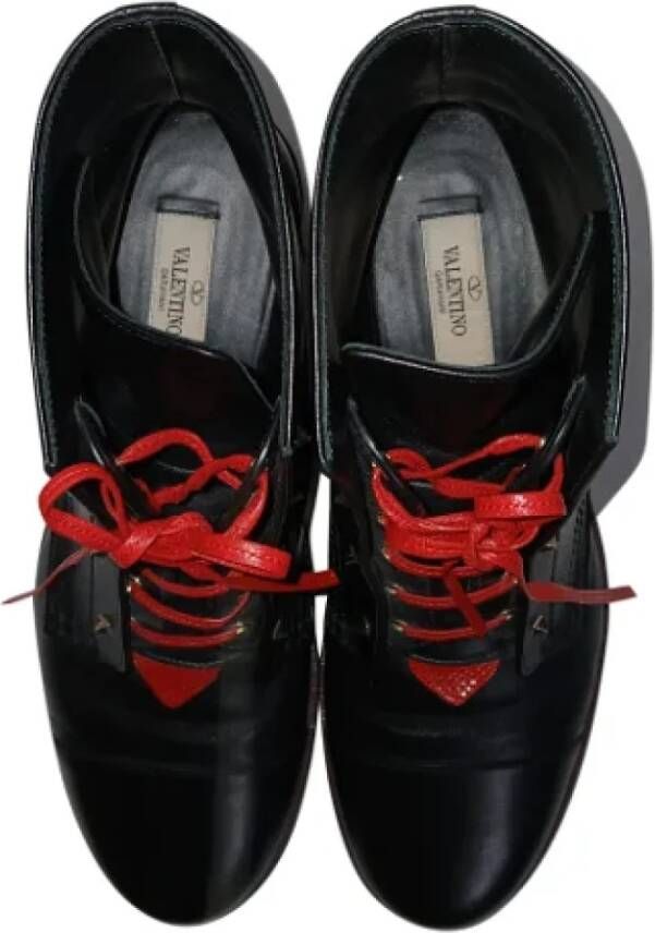 Valentino Vintage Pre-owned Leather boots Black Dames