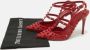 Valentino Vintage Pre-owned Leather boots Red Dames - Thumbnail 9