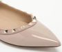 Valentino Vintage Pre-owned Leather flats Beige Dames - Thumbnail 7