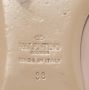 Valentino Vintage Pre-owned Leather flats Beige Dames - Thumbnail 8