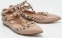 Valentino Vintage Pre-owned Leather flats Beige Dames - Thumbnail 4