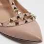 Valentino Vintage Pre-owned Leather flats Beige Dames - Thumbnail 7