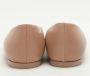 Valentino Vintage Pre-owned Leather flats Beige Dames - Thumbnail 5