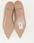 Valentino Vintage Pre-owned Leather flats Beige Dames - Thumbnail 6