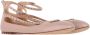 Valentino Vintage Pre-owned Leather flats Beige Dames - Thumbnail 4