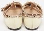 Valentino Vintage Pre-owned Leather flats Beige Dames - Thumbnail 5