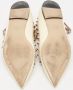 Valentino Vintage Pre-owned Leather flats Beige Dames - Thumbnail 6