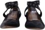 Valentino Vintage Pre-owned Leather flats Black Dames - Thumbnail 2