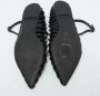 Valentino Vintage Pre-owned Leather flats Black Dames - Thumbnail 6