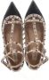 Valentino Vintage Pre-owned Leather flats Black Dames - Thumbnail 10
