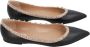 Valentino Vintage Pre-owned Leather flats Black Dames - Thumbnail 2