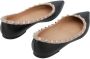 Valentino Vintage Pre-owned Leather flats Black Dames - Thumbnail 3