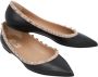 Valentino Vintage Pre-owned Leather flats Black Dames - Thumbnail 7