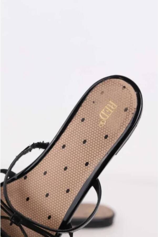 Valentino Vintage Pre-owned Leather flats Black Dames