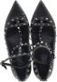Valentino Vintage Pre-owned Leather flats Black Dames - Thumbnail 1