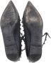 Valentino Vintage Pre-owned Leather flats Black Dames - Thumbnail 5