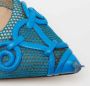 Valentino Vintage Pre-owned Leather flats Blue Dames - Thumbnail 7