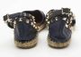 Valentino Vintage Pre-owned Leather flats Blue Dames - Thumbnail 5