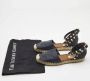 Valentino Vintage Pre-owned Leather flats Blue Dames - Thumbnail 9