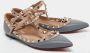 Valentino Vintage Pre-owned Leather flats Gray Dames - Thumbnail 4