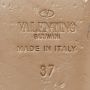 Valentino Vintage Pre-owned Leather flats Gray Dames - Thumbnail 6