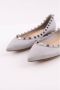 Valentino Vintage Pre-owned Leather flats Gray Dames - Thumbnail 4
