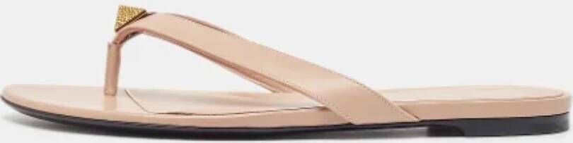 Valentino Vintage Pre-owned Leather flats Pink Dames