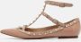Valentino Vintage Pre-owned Leather flats Pink Dames - Thumbnail 2