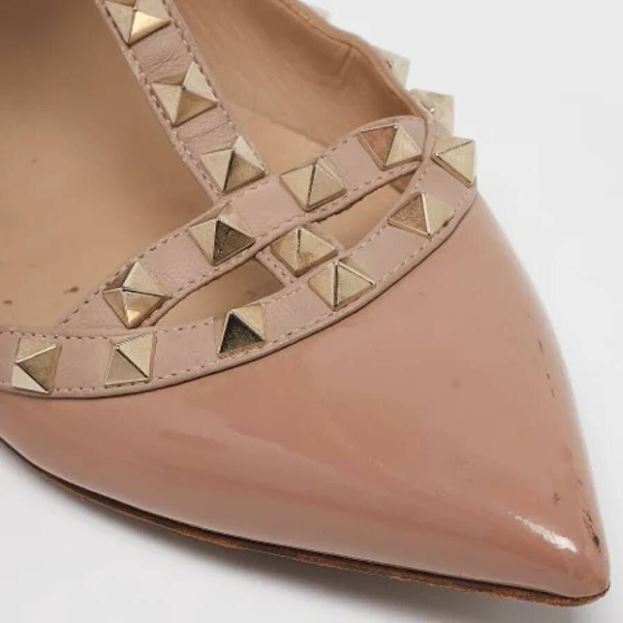 Valentino Vintage Pre-owned Leather flats Pink Dames