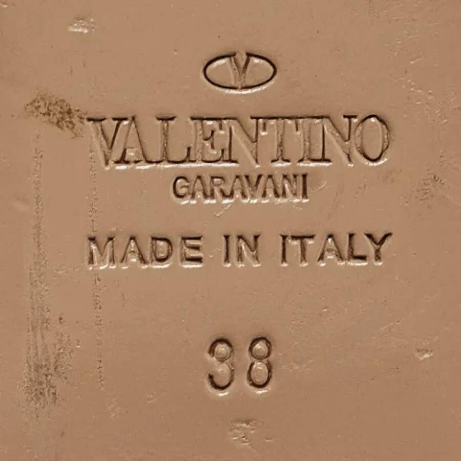 Valentino Vintage Pre-owned Leather flats Pink Dames