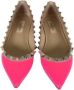 Valentino Vintage Pre-owned Leather flats Pink Dames - Thumbnail 2
