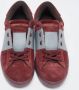 Valentino Vintage Pre-owned Leather flats Red Dames - Thumbnail 3