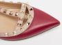 Valentino Vintage Pre-owned Leather flats Red Dames - Thumbnail 7