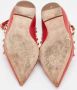 Valentino Vintage Pre-owned Leather flats Red Dames - Thumbnail 6