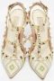 Valentino Vintage Pre-owned Leather heels Beige Dames - Thumbnail 3