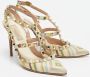 Valentino Vintage Pre-owned Leather heels Beige Dames - Thumbnail 4