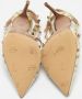 Valentino Vintage Pre-owned Leather heels Beige Dames - Thumbnail 6