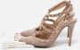 Valentino Vintage Pre-owned Leather heels Beige Dames - Thumbnail 9