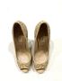 Valentino Vintage Pre-owned Leather heels Beige Dames - Thumbnail 3