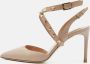 Valentino Vintage Pre-owned Leather heels Beige Dames - Thumbnail 2