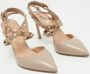 Valentino Vintage Pre-owned Leather heels Beige Dames - Thumbnail 4